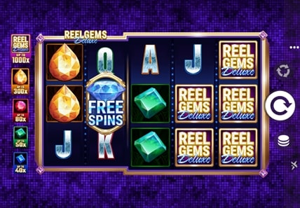 reel gems deluxe machine à sous microgaming